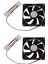 2x Dc 12V 4 Pin Siyah Plastik Pc Soğutma Fanı 90MM x 90MM x 25MM (Yurt Dışından) 1