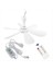 Sessiz 6 Uzaktan Kumanda Zamanlaması ile USB Destekli Tavan Gölgelik Fanı Kamp Yatağı Yurt Için 4 Vitesli Asılı Fan Bırakır (Yurt Dışından) 1