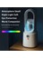 Bladeless Fan Yapraksız Sprey Fan USB Sessiz Masaüstü Yatak Odası Gece Işığı Humidizasyon Elektrik Fan Taşınabilir Fan (Beyaz) (Yurt Dışından) 2