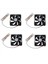 4x Dc 12V 4 Pin Siyah Plastik Pc Soğutma Fanı 90MM x 90MM x 25MM (Yurt Dışından) 1