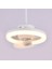 48W LED Işık Uzaktan Kumandalı Tavan Fanı 360 ° Döner Soğutma Elektrikli Fan Işık Iç Mekan Dekoratif Tavan Işığı A (Yurt Dışından) 5