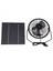 3x Mini Güneş Paneli Powered Ventilatör Fan Taşınabilir 5W 4 Inçlik Sera Güneş Egzoz Fanı Ofis Açık (Yurt Dışından) 2