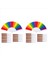 Rainbow Hayranları 24 Paketli Hayranlar Rainbow Lgbtq Taşınabilir Katlanır Hayranlar Katlanır El Hayranları Parti Dekorasyonları (Yurt Dışından) 1