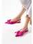 Sptrns Cenya Fuşya Saten Babet Ayakkabı (Numara: 36) 1