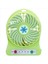 2x Taşınabilir Şarj Edilebilir Mini Fan Hava Soğutucu Mini Masa Fan USB USB Soğutma Şarj Edilebilir El Taşınır Fanlar Yeşil (Yurt Dışından) 2