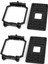 Amd Am2 Am3 Soketi Için 2x Cpu Fan Taban Siyah Plastik (Yurt Dışından) 1