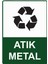 Atık Metal Isg Uyarı Levhası Pvc A5 15X21 cm 1