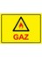 Gaz Isg Uyarı Levhası Pvc A5 15X21 cm 1