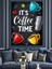"kahve Zamanı" Renkli Poster Dekoratif Kanvas - Mdf Ahşap Tablo 4