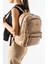 Suni Deri Yıkama Sırt çantası (Poliüretan) Bej MODEL:(571-14-16H) 1