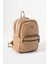 Suni Deri Yıkama Sırt çantası (Poliüretan) Bej MODEL:(571-14-16H) 3