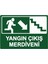 Yangın Çıkış Merdiveni Isg Uyarı Levhası Pvc A5 15X21 cm 1