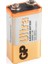 Ultra Alkalin Tekli 9V Kare Pil GP1604AU 3