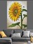 Dev Ayçiçeği Parlak Sarı Dekoratif Kanvas - Mdf Ahşap Tablo 2