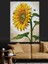 Dev Ayçiçeği Parlak Sarı Dekoratif Kanvas - Mdf Ahşap Tablo 4