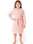 Çocuk Bornoz 13-14 Yaş | %100 Pamuklu-Pembe-Yumuşak Doku-Kapüşonlu-Cepli-Biyeli 4