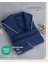 Çocuk Bornoz 9-10 Yaş | %100 Pamuklu-Lacivert-Yumuşak Doku-Kapüşonlu-Cepli-Biyeli 2