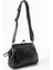 Yıkama Deri Klipsli Fermuarlı 3 Bölmeli Burslu Omuz Çantası Siyah MODEL:(571-13T) 3
