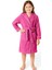Çocuk Bornoz 15-16 Yaş | %100 Pamuklu-Fuşya-Yumuşak Doku-Kapüşonlu-Cepli-Biyeli 5