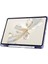 Honor Pad 9 2024 12.1 Inch Uyumlu Trifolding Kalem Bölmeli Arkası Yumuşak Silikon Kılıf 4