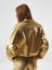 Kadın Gold Pamuk Dokulu Oversize Ceket 4