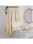 Greek Desen Havlu Set | %100 Pamuk-4'lü Set-Krem-Banyo-Mutfak-Desenli 1