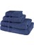 Greek Desen Havlu Set | %100 Pamuk-4'lü Set-Lacivert-Banyo-Mutfak-Desenli 4