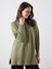 Yeni Sezon Dik Yaka Oversize Kadın Triko Tunik 1