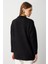 Yuvarlak Yaka Oversize Siyah Triko Kazak 4