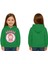 Unisex Baskılı Çocuk Swaetshirt Labubu Baskılı Kapüşonlu 3 Iplik Şardonlu 1