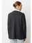 Yuvarlak Yaka Oversize Antrasit Triko Kazak 5
