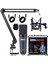 Cx2-Q Pro Set Üst Seviye Condenser Stüdyo Ses Kayıt Mikrofonu standı seti 1