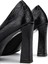 Kadın Siyah Rugan Topuklu Ayakkabı 1138 5147 Bn Ayk SK25-26 Sıyah Fsly 5