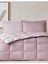 %100 Pamuk (Çarşafı Lastikli) Tek Kişilik Yatak Seti-Colourist Rose Pudra 2