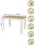 Darlen Yemek Masası 110 cm 2-4 Kişilik Yemek Masası Beyaz - Safir 8