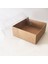 8X8X3 cm Asetat Kapaklı Kraft Kutu Düğün Nişan Kına Hediyelik Kutu 100 Adet 1
