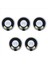 5pcs 36MM 16 Ohm 1W Alüminyum Gövde Iç Mıknatıs Hoparlör (Yurt Dışından) 1