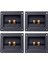 4pcs Dıy Ev Araba Stereo 2 Yönlü Hoparlör Kutusu Terminal Yuvarlak Kare Yaylı Konnektör Bağlama Direği 93X80MM Siyah (Yurt Dışından) 1