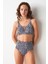 Bardot Yüksek Bel Bikini Tek Alt Zebra 239205-D 5