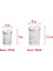 12'li Barok Yuvarlak 2 Boy Kavanoz Seti & Saklama Kabı & Erzak Kabı 6*500 ML,6*250 Ml) 5