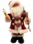 30 cm Lambalı Simli Pilli Hareketli ve Sesli Noel Baba – Işıklı Özel Tasarım Yılbaşı Dekor Figürü 3