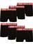 Pamuklu Esnek 6'lı Kutulu Comfort Kırmızı Erkek Boxer - Mood Collection 1