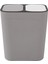 Çöp Kutusu Plastik Push-Button Çift Bölmesi 12 Litrelik Geri Dönüşüm Atık Çöp Çöp Kutusu Can-Gri (Yurt Dışından) 1