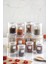 12'li Barok Yuvarlak 3 Boy Kavanoz Seti & Saklama Kabı & Erzak Kabı (4*1000 Ml, 4*500 ML,4*250 Ml) 2