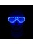 LED Işıklı Parti Gözlüğü - Neon Glow Şerit Gözlük 3 Modlu 2