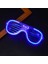 LED Işıklı Parti Gözlüğü - Neon Glow Şerit Gözlük 3 Modlu 4