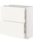 Çekmeceli Alt Dolap, Vallstena Beyaz, 80X37 Cm, 3 Çekmeceli ve 2 Ön Panelli 1