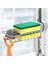 Tek Katlı Metal Lavabo Rafı Organizer Musluğa Sabitlenir Askılı 3