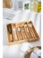 Bambu Ayarlanabilir Çekmece Içi Kaşıklık & Çekmece Içi Organizer (25*35*5 / 39*35*5) 1