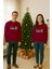 Unisex Happy New Year Yılbaşı Baskılı Yetişkin ve Çocuk Sweatshirt 3 Iplik Şardonlu Kumaş 2